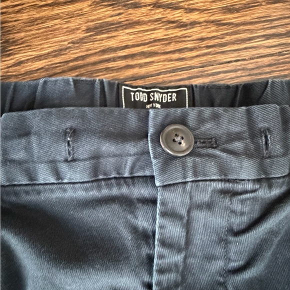 Todd Snyder Charcoal Navy Men's Chinos - Picture 2 of 5